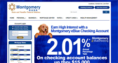 Desktop Screenshot of montgomerybank.com
