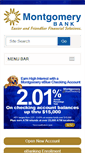 Mobile Screenshot of montgomerybank.com